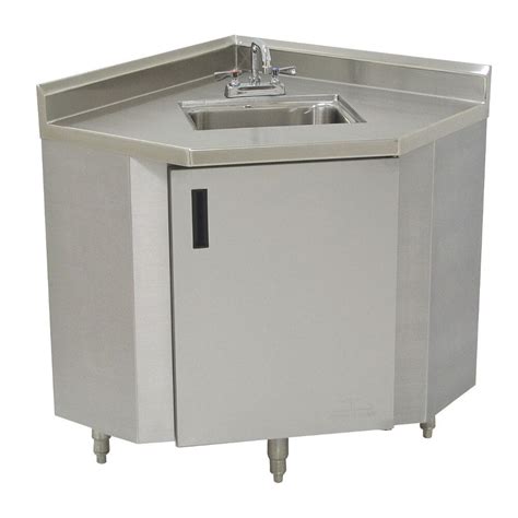 stainless steel corner sink cabinet|stainless steel corner utility sink.